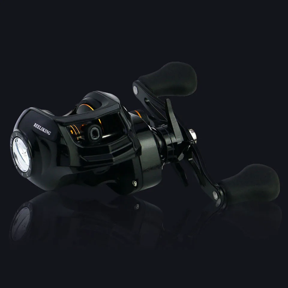 

WALK FISH Ratio 7.1:1 Magnetic Brake System 17+1BB Lure Fishing Reel for Saltwater Fishing Wheel 7kg Drag Power Baitcasting Reel