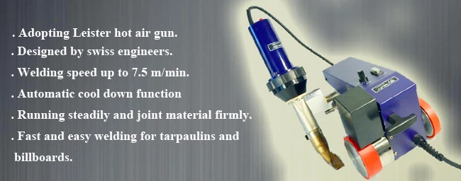 Hot Air Welder for Tarpaulins & Billboards feature