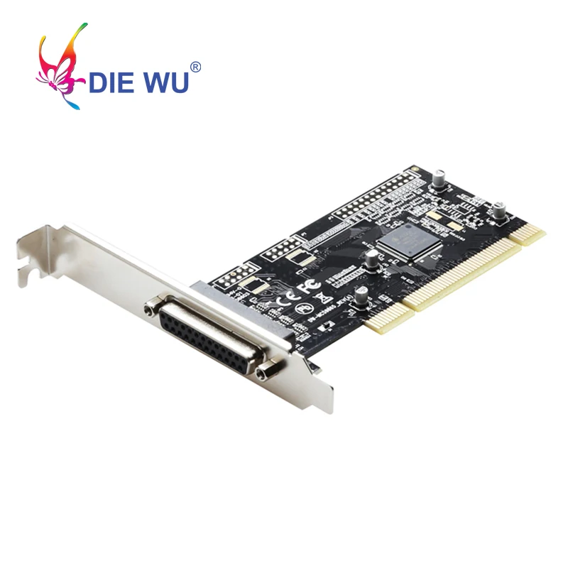 Плата расширения DIEWU PCI с параллельным портом контроллер в DB25 карта конвертера ASIX