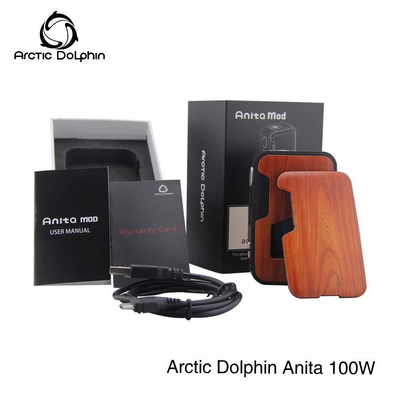 5 шт./партия, Arctic dolphin Anita 100 Вт, модель сквонка BF, бутылка для сквокера, 5-100 Вт, oled-экран, TC, электронная сигарета, Vape Box mod