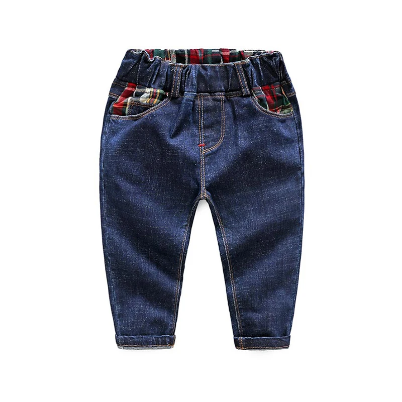 

2017 New Arrival 90-130cm Boys Jeans Kids Jeans Children Trousers Children's Clothing Kid's Demin Pant Cotton Wear in Blue Color