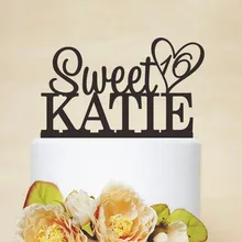 Персонализированные топперы для торта на день рождения, пользовательские имя день рождения торт Топпер, детский душ День рождения украшения Дети Casamento