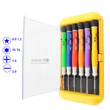 6 Unids BEST-886 Precisión Phillips Torx Destornillador Conjunto de Herramientas