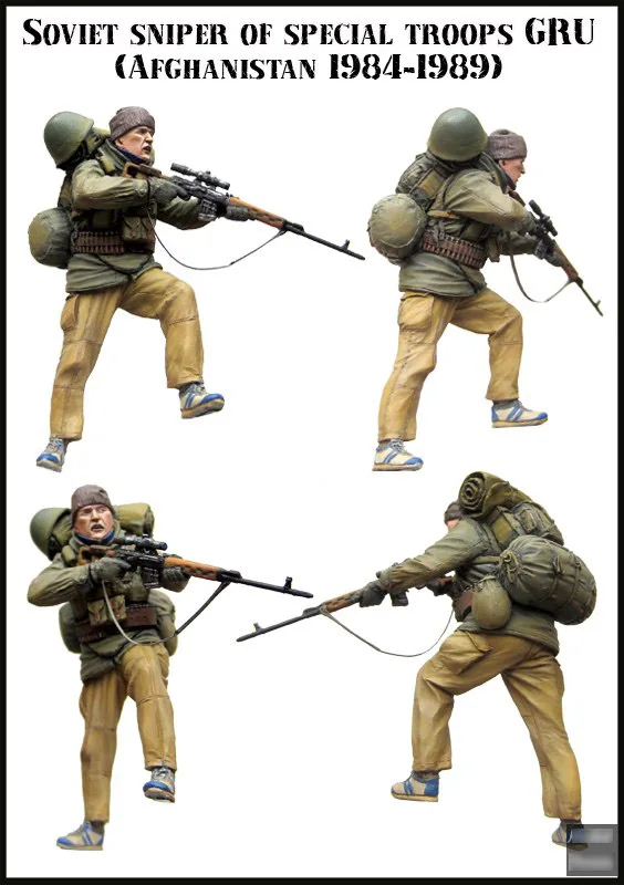 

SOVIET SNIPER OF SPECIAL TROOPS GRU (AFGHANISTAN 1984-1989) 1/35 Resin Model Kit