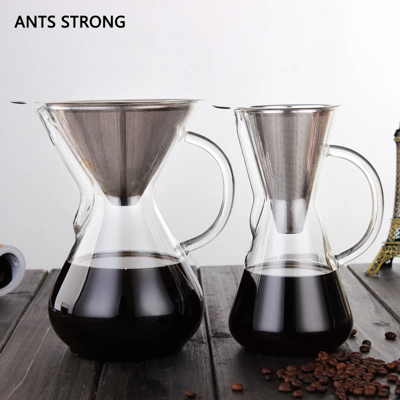 ANTS STRONG Filled reusable drip coffee filter/stainless steel beer