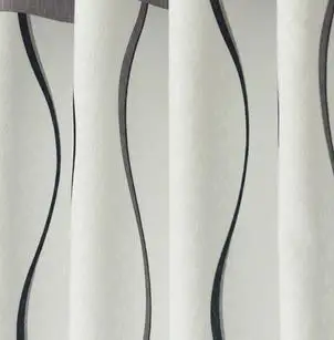 MYRU черно-белые полосы охраны окружающей среды печать занавес - Цвет: Cloth Curtain