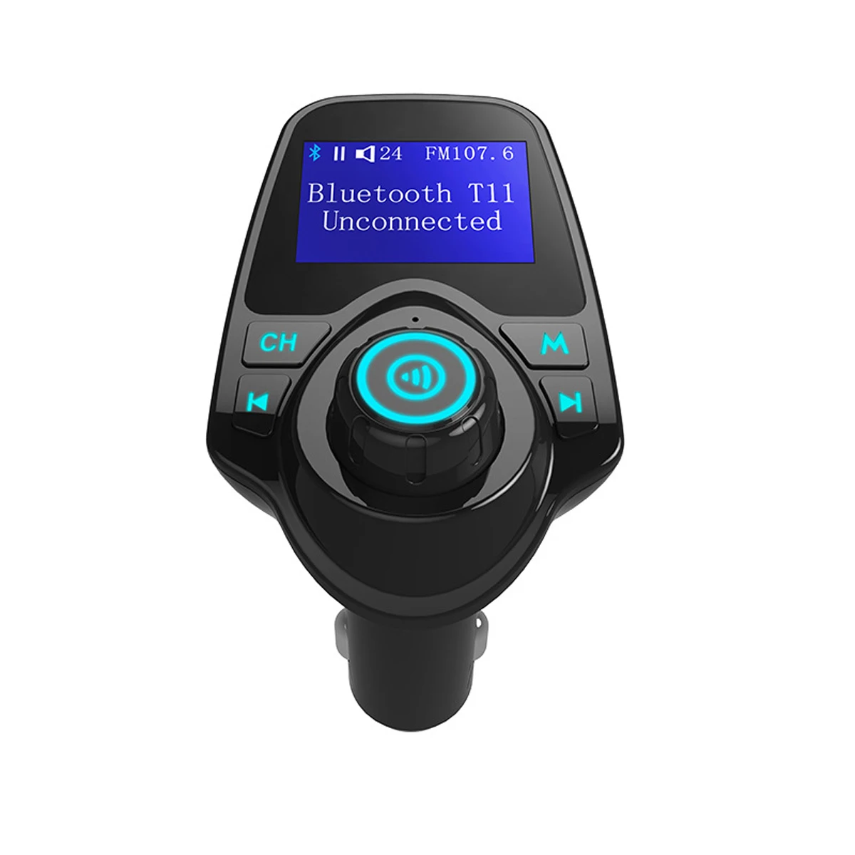 

Bluetooth Wireless Car Mp3 Player Handsfree Car Kit FM Transmitter A2DP 5V 2.1A USB Charger LCD Display Car FM Modulator