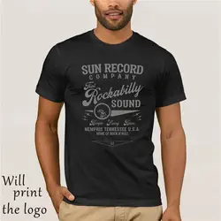 2019 Новая модная брендовая Футболка с принтом мужской бренд Cock Records That Rockabilly Sound fitness Tshirt