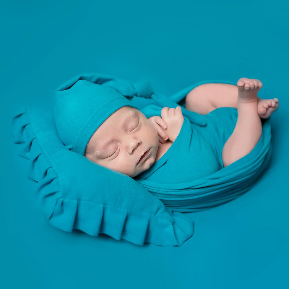 D& J/Новинка; комплект из 4 предметов; реквизит для фотосессии новорожденных; фон для фотосессии; ткань для новорожденных; эластичная накидка; шляпа; подушка для фотосессии; одеяла