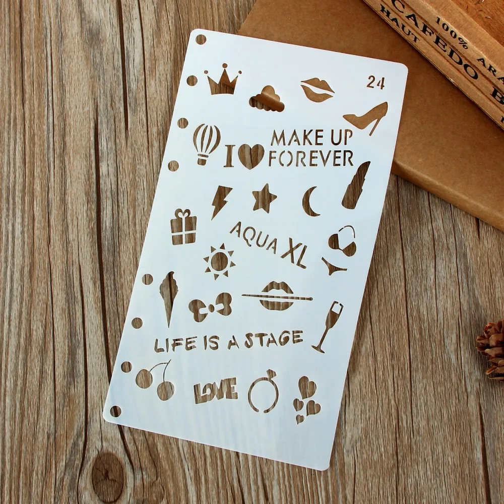A6 Fashion Life Icon Fox DIY Craft Многослойные трафареты картина штампованная для