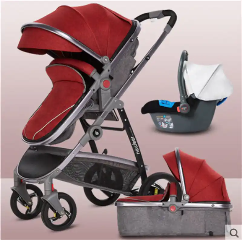 newborn baby in pram