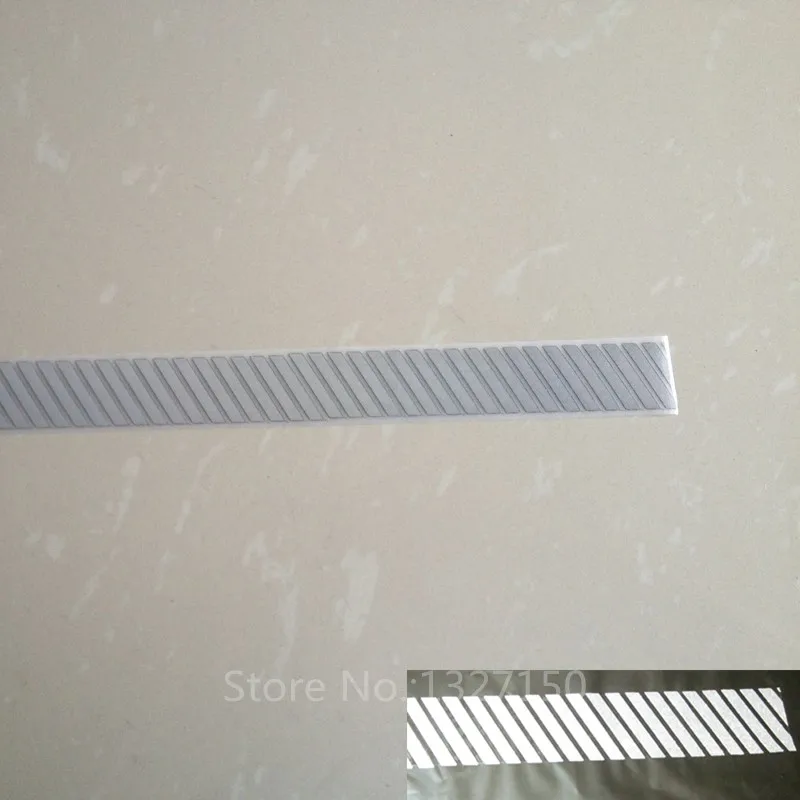 

DIY Silver Stripe Reflective Safety Warning Tape Fabric Heat Transfer film Iron On for Clothes Pants Bag 25mmx0.5m