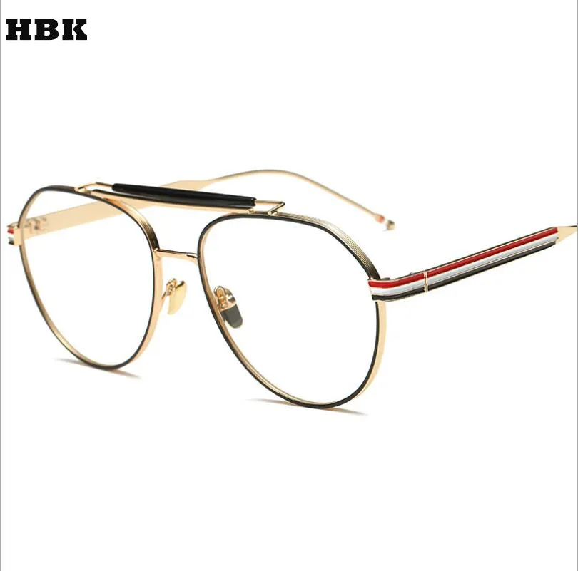 New Luxury Brand Design Sunglass Gold Glasses Optics Frame C