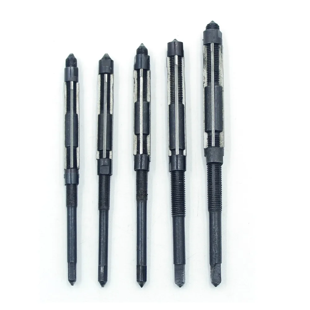 5 Pcs/Set Adjustable Reamer Hand Reamers Set High Speed Steel HSS 6mm 9
