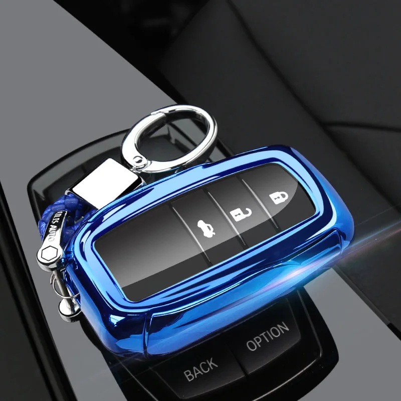 

car key cover for Toyota Hilux Fortuner Land CruiserChr C-hr Camry keyless Remote Key Case Fob Shell Cover Holder 3 2 Buttons