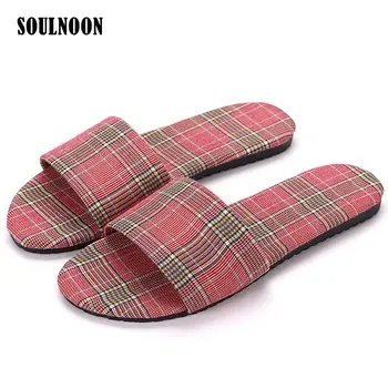 

Woman's Summer Platform Slides Cotton Fabric Lovely Women Home Bathroom Slippers Fashion Beach Outdoor Ladies Casual Flip Flops