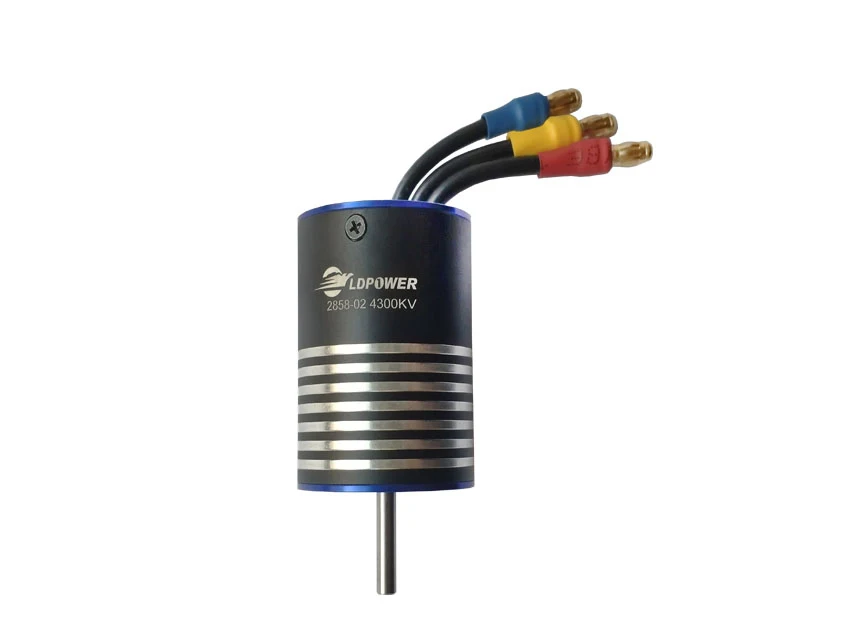 Бесщеточный мотор 2858 водонепроницаемый 4300KV 3 t 5 мм по сравнению с RC автомобилем