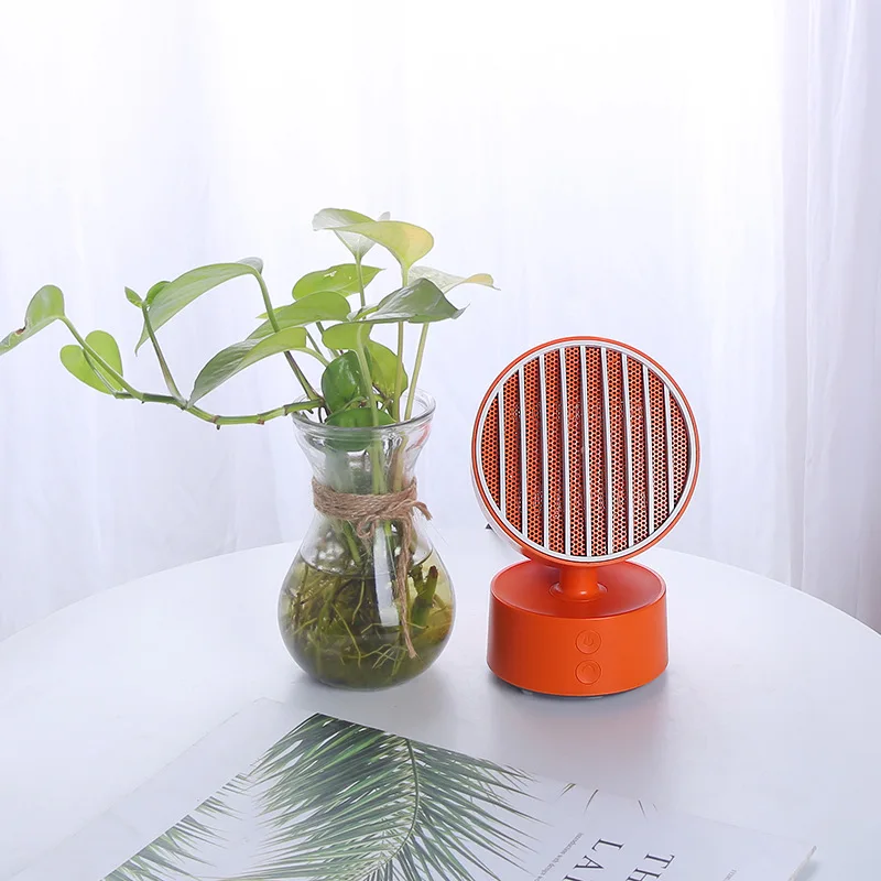 

Fashion Mini Intelligent Electric Heater Bedroom Office Small Portable Heater Mute Low Power Consumption Shake Head Function