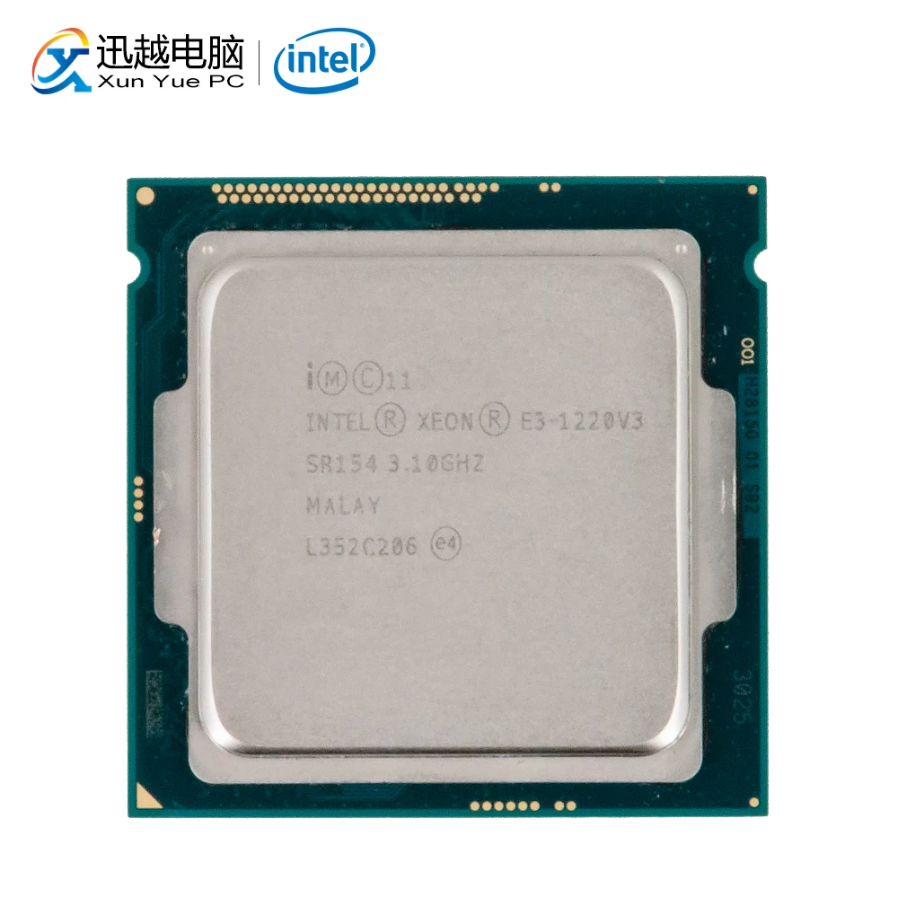 Intel Core E3-1220 V3 настольный процессор E3 1220 четырехъядерный 3 1 ГГц 8 Мб L3 кэш LGA 1150