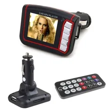 1.8 Дюймов Беспроводной ЖК-Авто FM Передатчик MP3 MP4 Музыкальный Плеер USB SD MMC Пульт Дистанционного