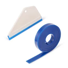 EHDIS 45 см резиновая щетка+ 1 шт. виниловый скребок авто чистящие инструменты очиститель воды стеклоочиститель инструменты для тонировки окна виниловая пленка автомобильные аксессуары