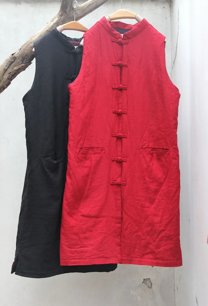 Дизайн женский удобный длинный кардиган Pankou хлопок длинный vest17389-8