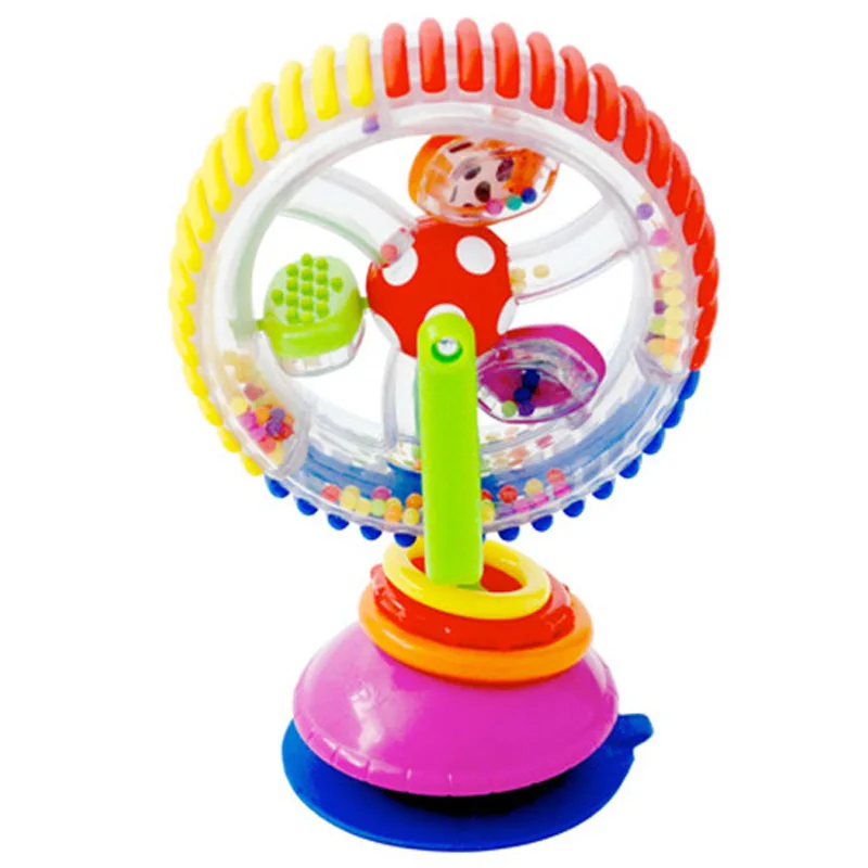 Colorful Newborn Baby Kids Boy Girls Rotating Ferris Wheel Brinquedo Stroller High Chair Rattles Toys For Children Colorful Newborn Baby Kids Boy Girls Rotating Ferris Wheel Brinquedo Stroller High Chair Rattles Toys For Children