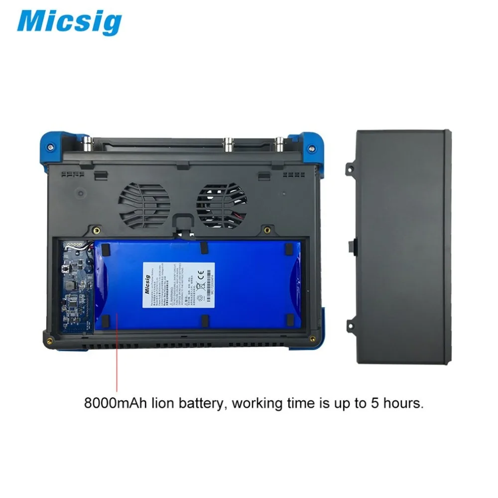 Micsig Digital Tablet Oscilloscope TO1104 oscilloscopes touchscreen digital-oscilloscope