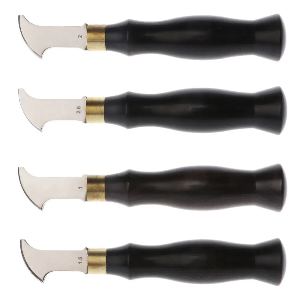 

Edge Line Press Tool 1.0/1.5/2.0/2.5mm Leathercraft Leather DIY Shallow Round Ebony Decorate Craft