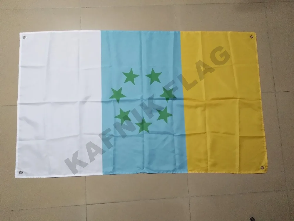 

CANARY ISLANDS INDEPENDENTIST Indoor Outdoor Banner Flag 3X5 Custom USA Any Hockey Flag 90*150/128*192/160*240/192*288cm,