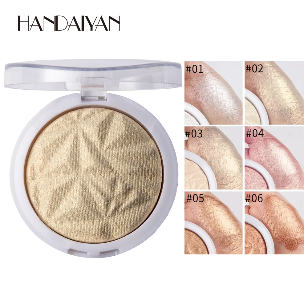 

Professional Handaiyan New Makeup Face Powder 6 Colors Bronzer pigment Highlighter Powder Contour highlighter Powder