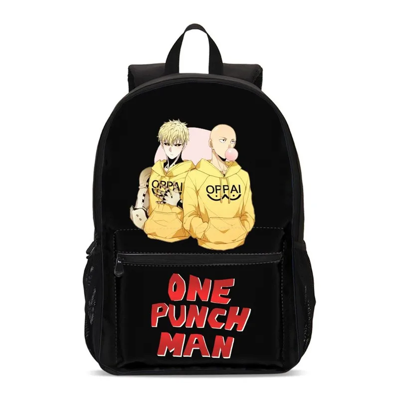 VEEVANV рюкзак для мальчиков и девочек аниме мультфильм One Punch Man 3D печать сумка книг