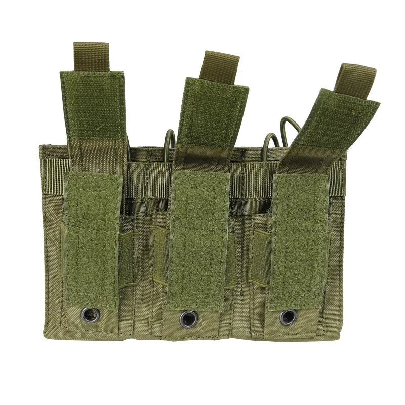 1000D нейлон тактический molle тройной Открытый-топ подсумок для журналов FAST AK AR M4 FAMAS Mag Pouch военный Пейнтбол оборудование Новое