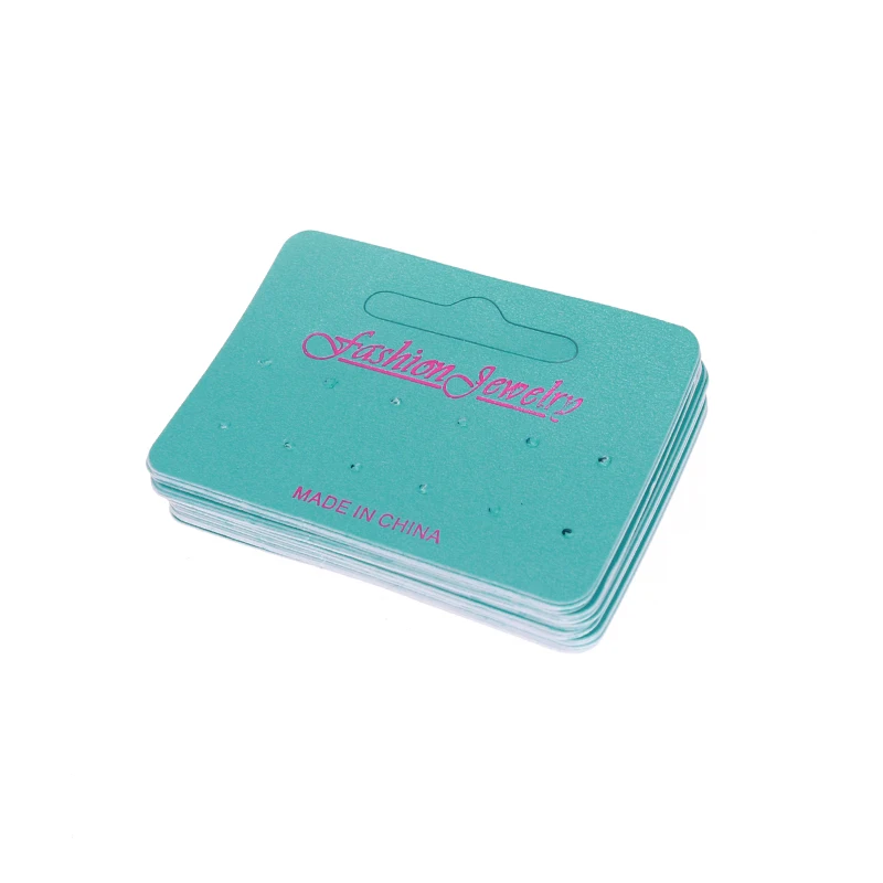 Wholesale 5x7cm 100pcs/lot Jewelry Displays Cards Earring Packaging Paper DIY Handmade Can Customize Logo | Украшения и