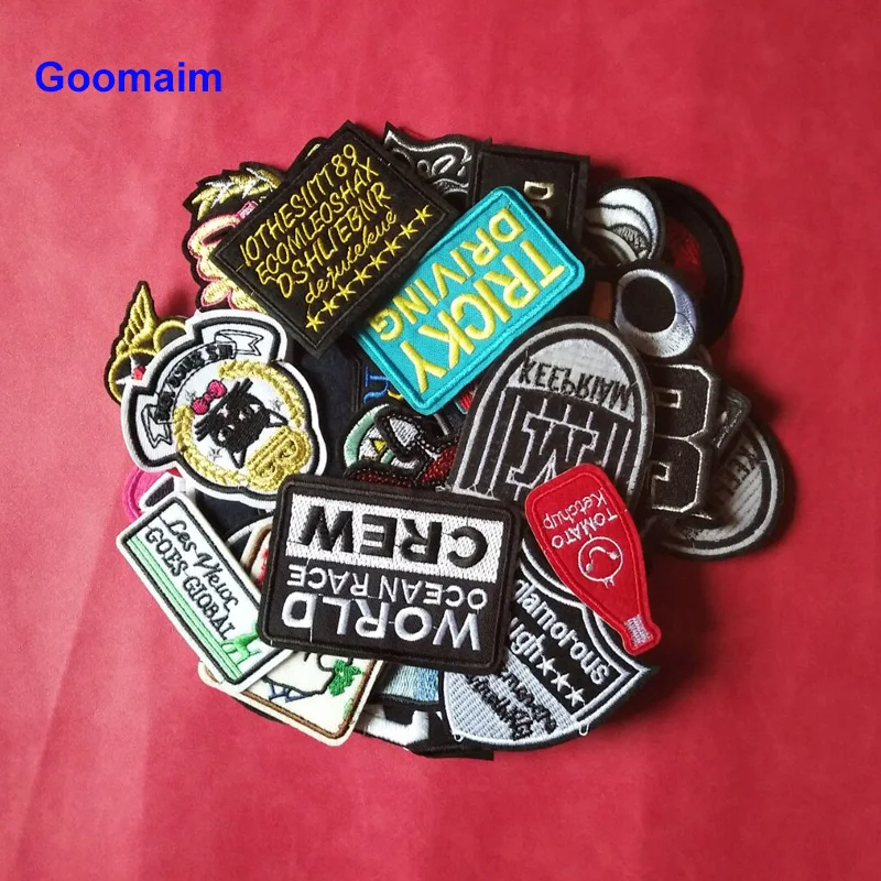 50 шт. патчи для одежды с вышивкой|iron on|cartoon iron oncartoon on patches |