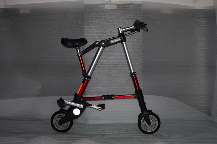 Factory direct sale 8-inch latest upgrade mini ultra light folding bicycle aluminum portable mountain bike