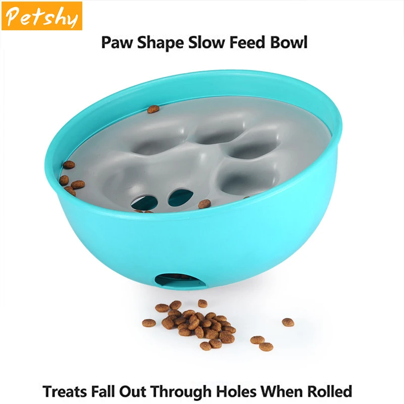 

Petshy Funny Pet Dog Feeding Food Bowls Removable Dogs Cats Food Toys Tumbler Leakage Ball Pets IQ Training Interactive Toy