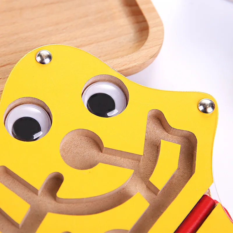 Montessori Toys Educational Wooden Toy for Children Early Learning Magnetic Maze Puzzles Labyrinth Brain Teaser Game Montessori Toys Educational Wooden Toy for Children Early Learning Magnetic Maze Puzzles Labyrinth Brain Teaser Game