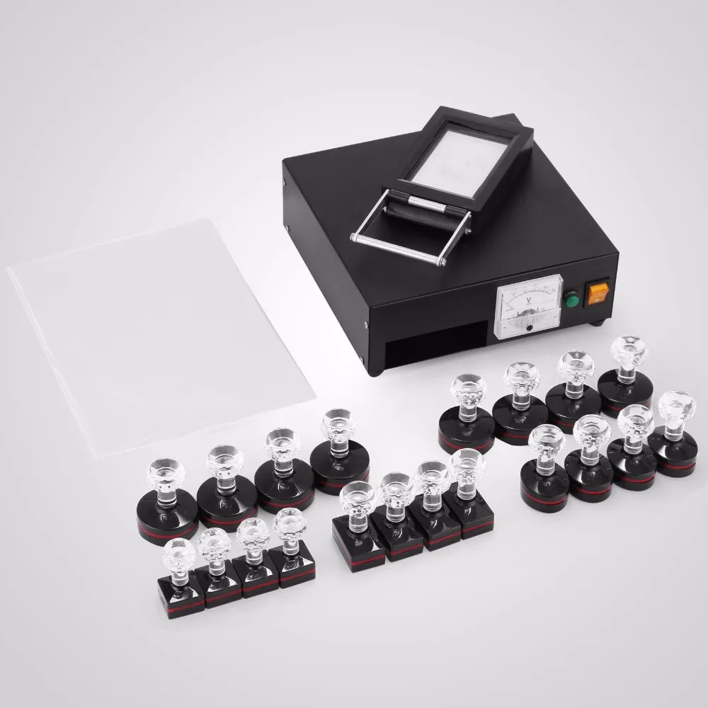 

User-friendly Photosensitive Seal Machine Kit Light-Sensitive Clear Impression Stamp Maker