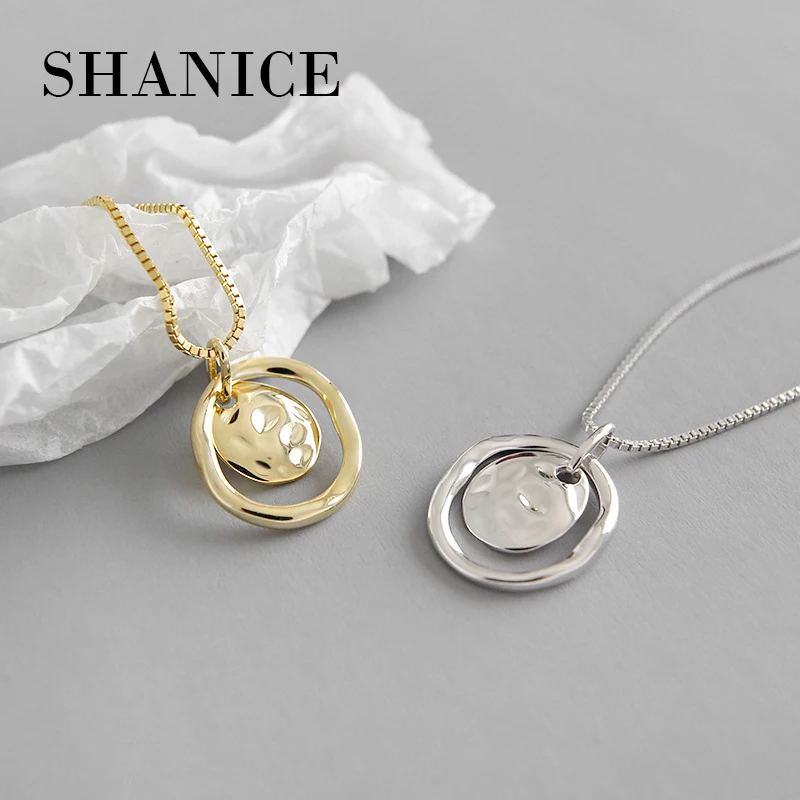 SHANICE S925 стерлингового серебра ожерелье для женщин змея Регулировка бусины подвеска серебряные ювелирные изделия серебряная цепь чокер свадьба