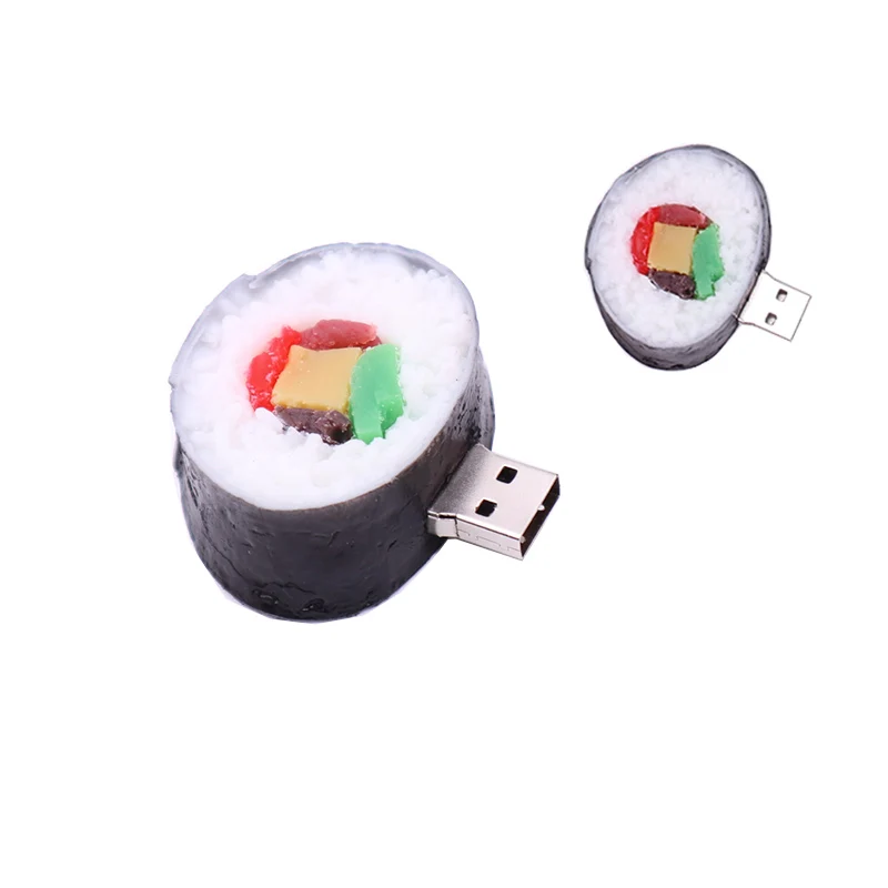 USB флеш-накопитель с героями мультфильмов, суши, гамбургер, 4 ГБ, 8 ГБ, 16 ГБ, 32 ГБ, 64 ГБ, карта памяти для пиццы, креативный подарок, флешка, usb флешка