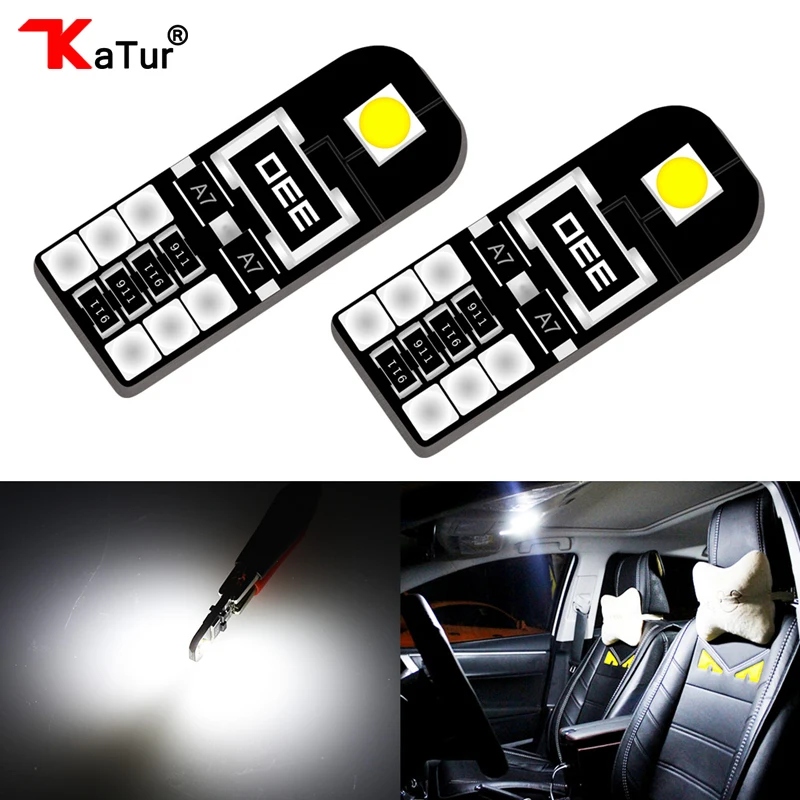 Katur T10 W5W LED Canbus безошибочная парковочная лампа для Mercedes Benz W204 чтения салона
