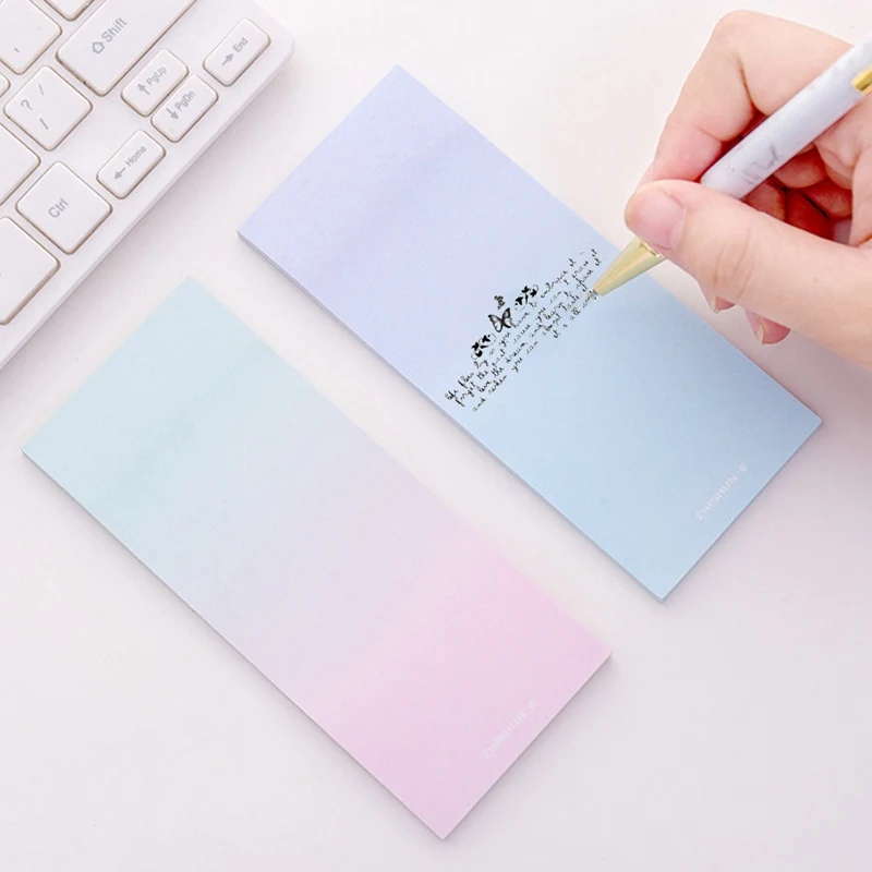 

Light Color Memo Pad N Times Sticky Notes Escolar Papelaria School Supply Bookmark Label Students Supplies
