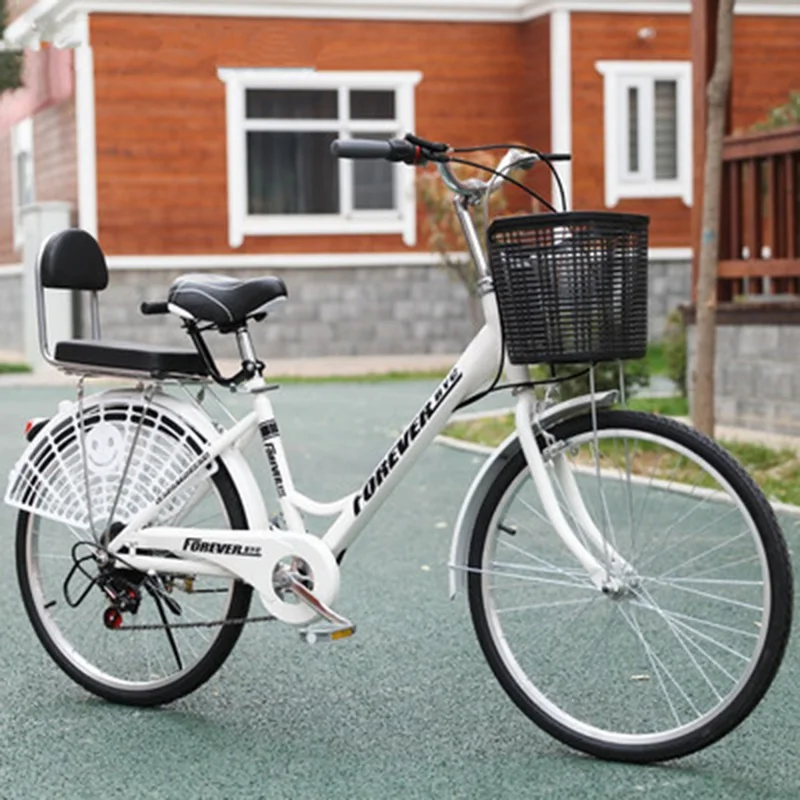 24 Inch Speed Change Adult Bicycle Male And Female Student Bicycle Ordinary Commuter Bike