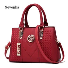 Женская кожаная сумка Nevenka, Женская Повседневная Сумка-тоут, модная сумка на плечо для девушек, женская сумка через плечо, Женская вечерняя сумка