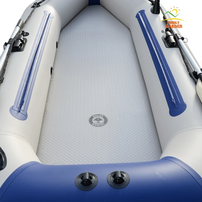 Sale 2.6M Four Person Air Deck Floor High Pressure Drop Stitch Mattress Inflatable Kayak Boat Fishing Raft With Multi Air Chambers 4