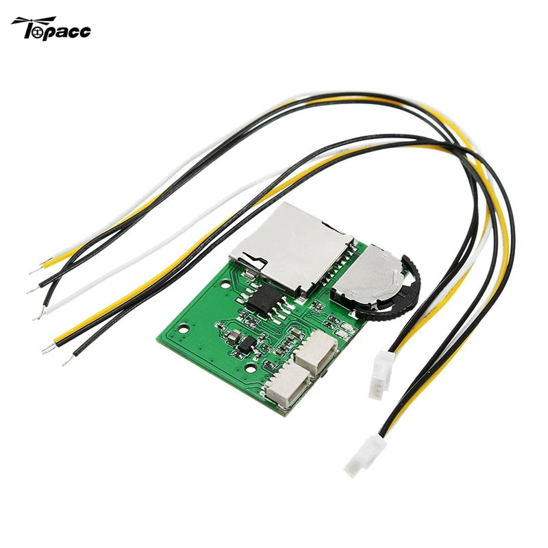 

Free Shipping DIY Micro DVR VCR Module Mini Video Recorder Support Record Playback SD Card For FPV Camera Monitor