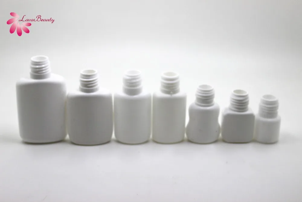 

Free Shipping New Arrival White Empty False Eyelashes Glue Packaging Bottle Eyelash Growth Liquid Packing Container, 10pcs/Lot