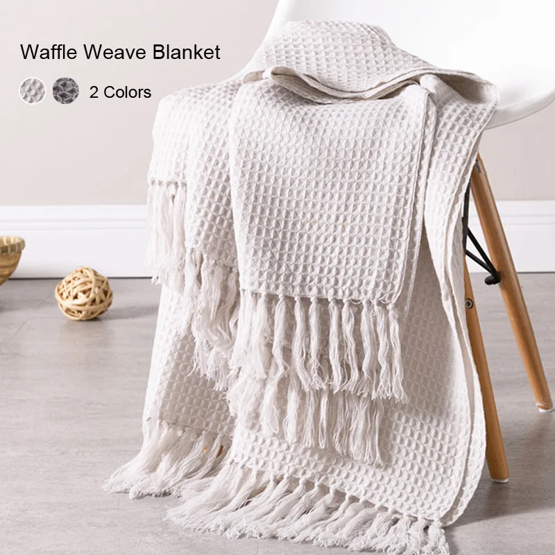 acrylic waffle weave baby blanket