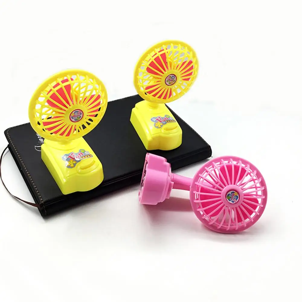 

Mini Portable Handheld Battery Power Desk Cooling Fan with Standing Base Kid Toy